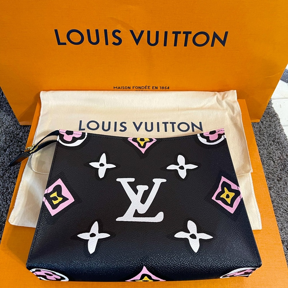 🖤💗 Louis Vuitton monogram bag pouch purse 🖤🤍💖♠️ - Picture 2 of 11